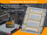 Steel Panel Truck, Heavy Duty Drywall Cart Lumber Cart Platform Truck Flat Cart, 2000lbs, 6" Swivel 09757177