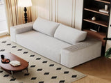 63" 2Setaser Sofa,Corduroy Fabric,Deep Seat Couches,Comfy Loveseat Sofa,No Assembly,1pcs for Living W2824P321235
