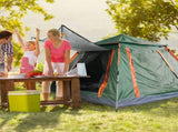 4-5 Person Pop-Up Camping Tent, Instant Setup Family Tent with 2 Mosquito Nets Windows, Portable for 22640167