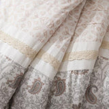 9 Piece Cotton Percale Comforter Set Blush King B03597158