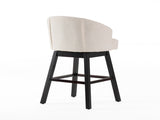 360 Degree Swivel Bar Stool with Stunning Nailhead Trim, Set of 2, Beige N779P326955B