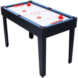 ZNTS 5-in-1 Multi-Game Table - Billiards, Push Hockey, Foosball, Ping Pong, and Basketball black/blue W465P164154