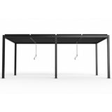 8610J Louver Pergola 10x19FT Aluminum Frame & Louvers W2089P187637