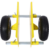 600lb Panel Dolly , 10in. Pneumatic Wheels,yellow W46559168