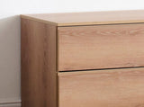 Devi Oak Wood Closet System B040P311959