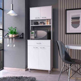 Bay Area Pantry, Two Door Cabinets, One Drawer, Four Adjustable Metal Legs B128P148867