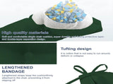 Outdoor Bench Cushion, 63 20 4 Inch, Tufted Waterproof Swing Cushion with Ties, for Patio Bench 00710477