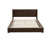 Solid Wood Platform Bed Frame with Headboard, No Box Spring Needed, Floor-standing bed, Easy 84080248