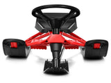 Christmas Gift Snow Racer - 44"x20"x16" Size, 13lbs Lightweight, Parent-Kid Interactive Fun-Black 40049989