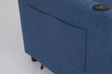 Sleeper Chair 3-in-1 Convertible Chair Bed Pull Out Sleeper Chair Beds Adjustable Single Armchair W2810P195585