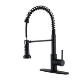 Premium Stainless Steel Pull-Out Kitchen Faucet with Flexible Spray Head for Effortless Sink Tasks T3609P347454