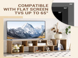 2 Pieces Cube TV Stand,Free Combination Gaming Entertainment Center Media Stand,Open Storage 99871517
