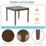 Wooden Dining Square Table, Kitchen Table for Small Space, 4 Person Dining Table, Walnut
ONLY THE W1998126376