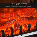 750W / 1500W 23" Electric Fireplace-White 26705569