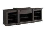 Media Console Table with Large Storage Cabinet, Modern TV Media Entertaionment Stand, Grey, W1758P206559