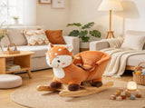 Safe Spotted Deer Rocking Horse, with Sounds, Seat Belt & Widened Base, for Toddlers 1-3 Years, 38635981