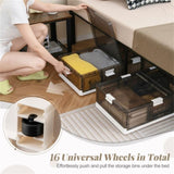 2 high-quality storage cabinets with wheels 19473063