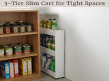 3-Tier Rolling Cart for Kitchens and Laundry Rooms 26098673