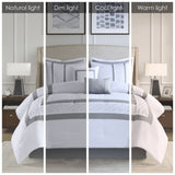 King 8 Piece Embroidered Comforter Set B035128741