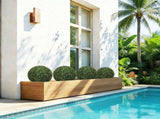 18.5IN dark Artificial Topiary Balls Outdoor Faux Boxwood Decorative Green Spheres for Garden Front W2945P460785