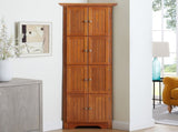4-Tier 72" Corner Kitchen Pantry Storage Cabinet with 8 Doors Tall Storage Cabinet, Corner Cabinet W2275P269083