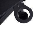 HDPE Folding Adirondack Chair with Dual Cup Holder - Composite Adirondack Chair - Black W2103P254568