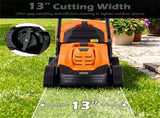 12 Amp Corded Electric Push Lawn Mower, 13" Cutting Width with 3 Cutting Heights, 8 Gallon Grass 67344584