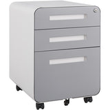 ZNTS 3 Drawer Mobile File Cabinet Under Desk Office,Simple Style Versatile Storage Cabinet for W1247P145909