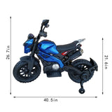 ZNTS Electric Motorcycle for Kids, kids ride on motorcycle, 12V Electric Dirt Bike with Training Wheels, W1760P169963