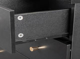 Modern Simple 4-Drawer Dresser Black 32069328