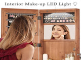 no provide self pick-up.Solid Wood Jewelry Armoire Organizer Cabinet with Full-Length Mirror, 07836754