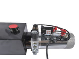 Hydraulic Power Unit 6 Quart Single Acting Dump Trailer Hydraulic Pump 3200PSI 2.0 GPM 12V DC 1.6KW 04049574