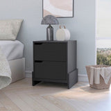Lovell Nightstand with Sturdy Base and 2-Drawers B128P148742