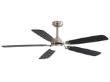 Modern 52 Inch Led Ceiling Fan 110V 6 Speed Wind 5 Blades Remote Control Reversible DC Motor W934P189486