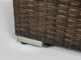 Outdoor Fire Table Propane Fire Pit Rattan gas fire table, gas fire table with tile tabletop 12282239