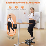 ZNTS Steppers for Exercise, Stair Stepper with Resistance Bands, Mini Stepper with 330LBS Loading 89983691