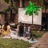 6 feet Hawaiian style artificial palm tree with LED lighting 90796181