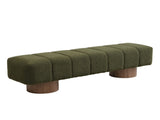 Upholstered Dining Bench for Dining Room, No-Assembly End of Bed Entryway Bench Ottoman for Bedroom N779P253550G