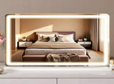 22-inch 32-inch LED Illuminated Mirror with Built-in lights, Small Smart Touch-Controlled 95734014