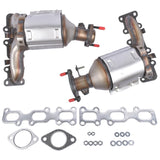 ZNTS Manifold Catalytic Converters for Ford Explorer V6 3.5L 2013-2019 High Flow Cat 30584+30585 86742028