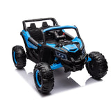 ZNTS 12V Ride On Car with Remote Control,UTV ride on for kid,3-Point Safety Harness, Music Player 08051332