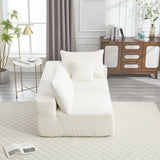 UNITED WE WIN Memory Foam 2-Seater Couch, No Installation & Easy to Transport, Deep Seat Modern Sofa W1568P222611