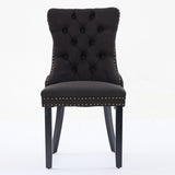 Nikki Collection Modern, High-end Tufted Solid Wood Contemporary Flax Upholstered Linen Dining Chair W1143P233648