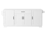 U_STYLE 54.3" Sideboard Buffet Cabinet with, 4 Doors & 1 Drawer, Melamine MDF Kitchen N711P437643K