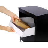 Package Delivery Box, 14'' x 11.3'' x 42'', Galvanized Steel Parcel Mailbox w/Code Lock & Mounting W46567683