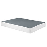 Full Mattress Foundation 1pc Black Metal Frame with Textured Fabric Cover B011P197731