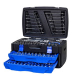 Black Hand Tool Box with Toolset 266Pcs W1102P163240