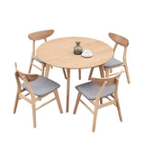 42.01 Inch Saving Place Table,Wooden Dining Table 4 Persons,Modern Design Round Kitchen Table W2582P197670