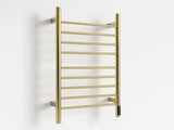 Brushed Gold Heated Rack for Bathroom,Wall Mounted with Intelligent Touch Screen Timer, 9-Bar 82580761