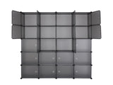 20 Cube Organizer Stackable Plastic Cube Storage Shelves Design Multifunctional Modular Closet 89154546